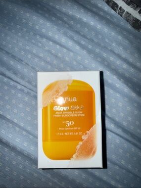 Anua Glow Stick Invisible Finish Sunscreen SPF 50 — Orange